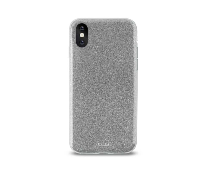 Etui do telefonów Etui Glitter Shine Cover do iPhone X/XS srebrne